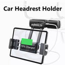 Car Headrest Tablet Holder Backseat Phone Stand  with USB Charger for 4.7-12 Inches
