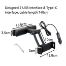 Car Headrest Tablet Holder Backseat Phone Stand  with USB Charger for 4.7-12 Inches