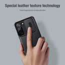 Qin Pro Leather phone Case with Cards Wallet Slide Lens Protector for Samsung Galaxy S22 series