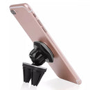 Universal Duel Clip Car Air Vent Smartphone Holder Magnetic Mount