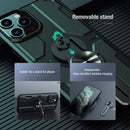 TPU+PC Shockproof Cell Phone Case With Removable Metal Phone Accessories Medley Case Cover for iPhone