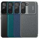 Qin Pro Leather phone Case with Cards Wallet Slide Lens Protector for Samsung Galaxy S22 series