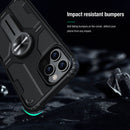 TPU+PC Shockproof Cell Phone Case With Removable Metal Phone Accessories Medley Case Cover for iPhone