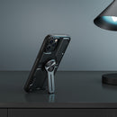 TPU+PC Shockproof Cell Phone Case With Removable Metal Phone Accessories Medley Case Cover for iPhone