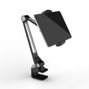 High Quality Clamp Base Desk Mount Stand 360° Tablet  Holder Adjustable for iPad, iPhone, Samsung, Asus and More 4.7-11 inch Devices, Good for Bed, Kitchen, Office .