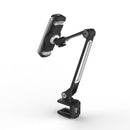 High Quality Clamp Base Desk Mount Stand 360° Tablet  Holder Adjustable for iPad, iPhone, Samsung, Asus and More 4.7-11 inch Devices, Good for Bed, Kitchen, Office .