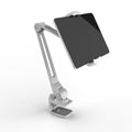High Quality Clamp Base Desk Mount Stand 360° Tablet  Holder Adjustable for iPad, iPhone, Samsung, Asus and More 4.7-11 inch Devices, Good for Bed, Kitchen, Office .