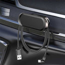 Magnetic Car Phone Mount Holder 360 Rotation With Car USB Cable Holder