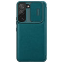 Qin Pro Leather phone Case with Cards Wallet Slide Lens Protector for Samsung Galaxy S22 series