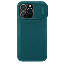 Qin Pro Leather Phone Case Card Slot Shockproof Slide Camera Protection For iPhone 13 series
