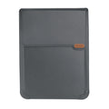 Laptop Holder Mouse Pad PU Leather Laptop Stand Sleeve Bags Portable Folding Laptop Stand Riser Adjustable Holder