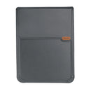 Laptop Holder Mouse Pad PU Leather Laptop Stand Sleeve Bags Portable Folding Laptop Stand Riser Adjustable Holder