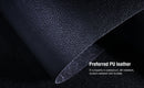 Laptop Holder Mouse Pad PU Leather Laptop Stand Sleeve Bags Portable Folding Laptop Stand Riser Adjustable Holder