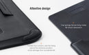Laptop Holder Mouse Pad PU Leather Laptop Stand Sleeve Bags Portable Folding Laptop Stand Riser Adjustable Holder