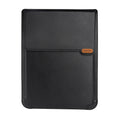 Laptop Holder Mouse Pad PU Leather Laptop Stand Sleeve Bags Portable Folding Laptop Stand Riser Adjustable Holder