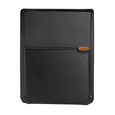 Laptop Holder Mouse Pad PU Leather Laptop Stand Sleeve Bags Portable Folding Laptop Stand Riser Adjustable Holder